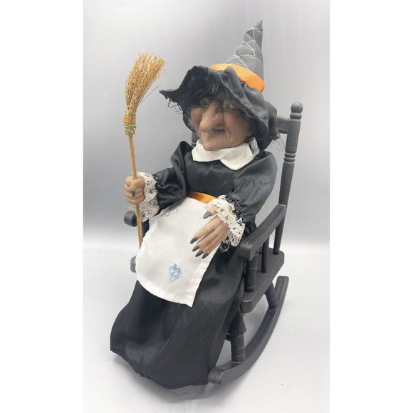 Gemmy Holiday Gemmy Halloween Rocking Witch Animated Sound Scary
